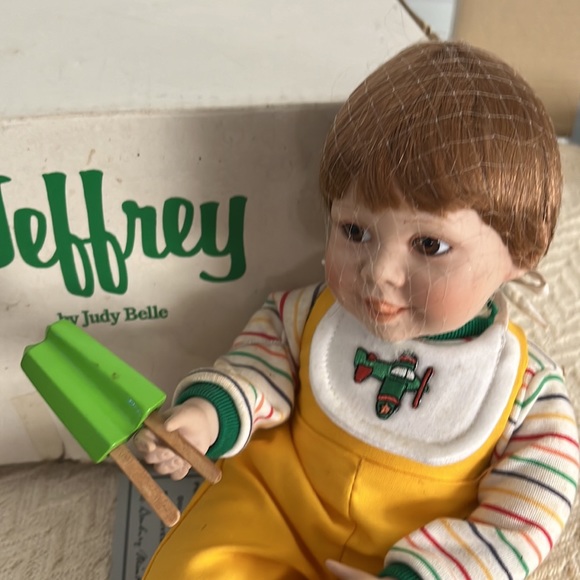 Jeffrey by Judy Belle Porcelain Doll New in Box - Danbury Mint - Picture 4 of 10